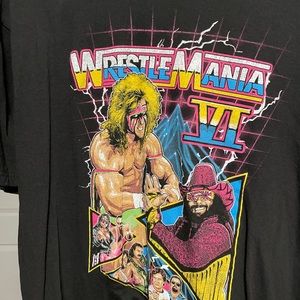 Men’s WrestleMania VI WWE T-Shirt Size XL
